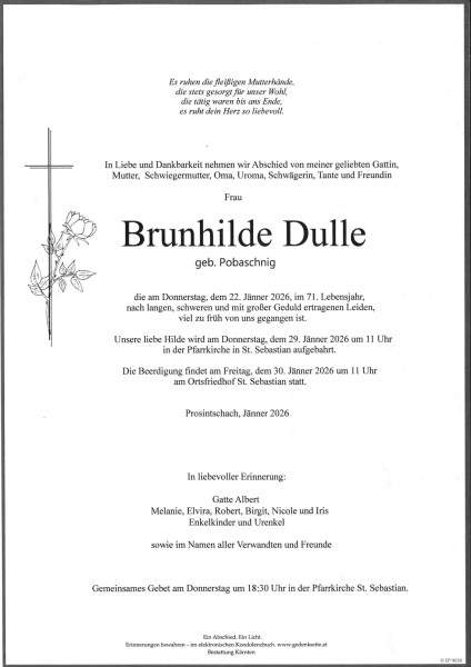Parte von Brunhilde Dulle
