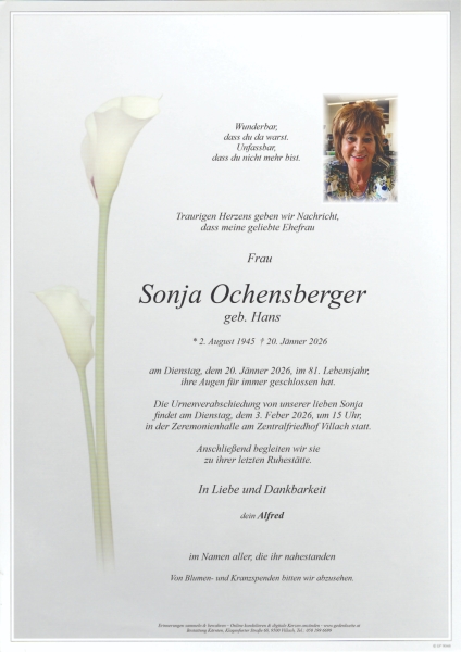 Parte von Sonja Ochensberger