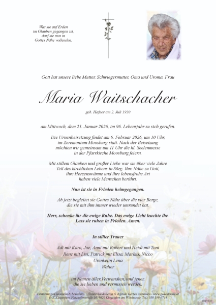 Parte Maria Waitschacher