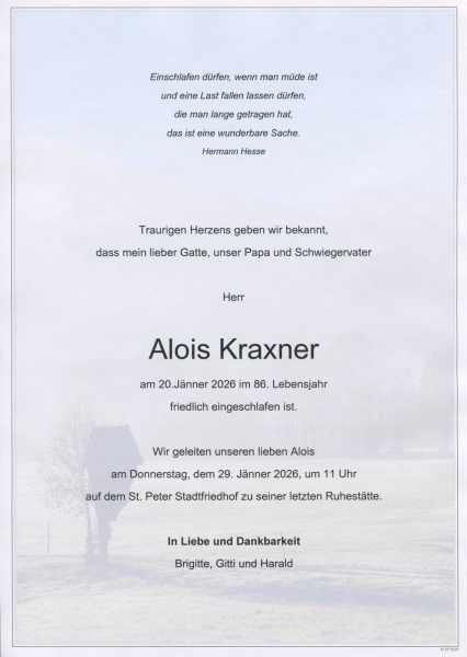 Parte Alois Kraxner