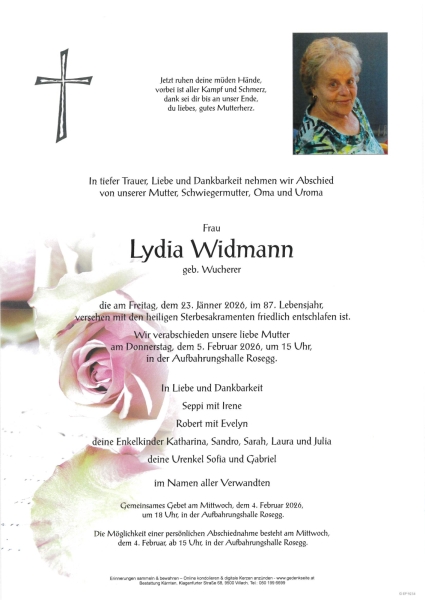 Parte Lydia Widmann