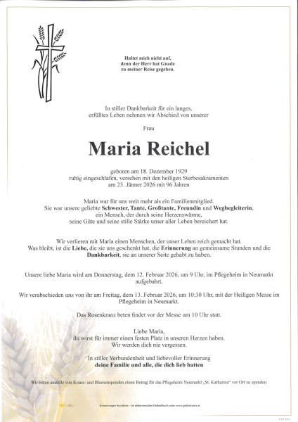 Parte Maria Reichel