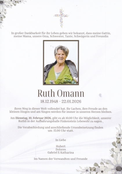 Parte Ruth Omann