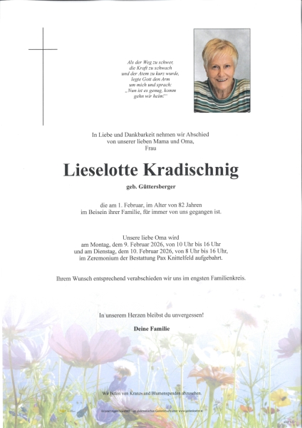 Parte von Lieselotte Kradischnig