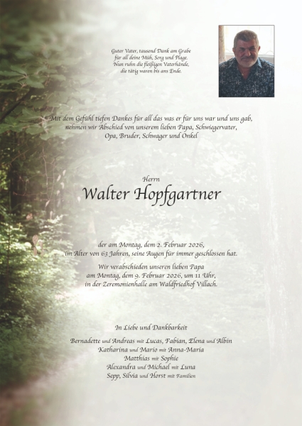 Parte von Walter Hopfgartner