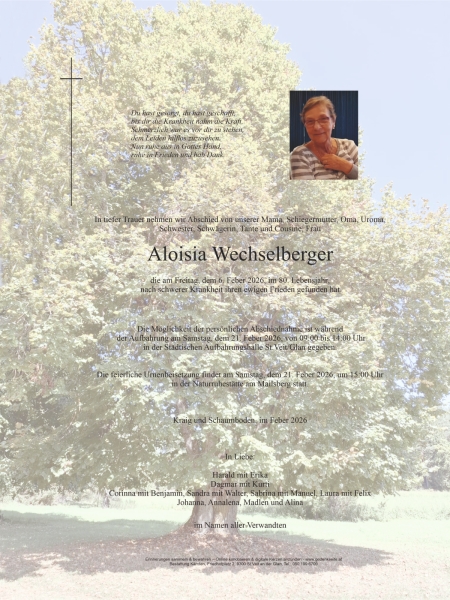 Parte von Aloisia Wechselberger