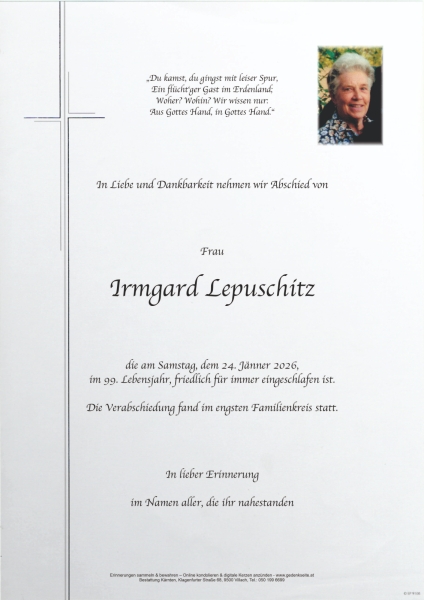 Parte von Irmgard Lepuschitz