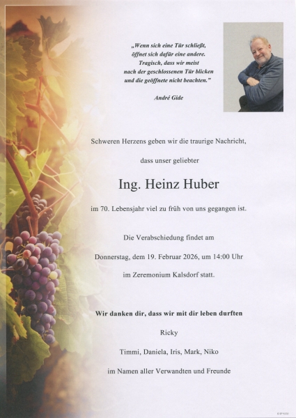 Parte von Heinz Huber