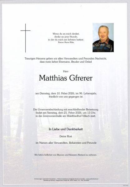 Parte von Matthias Gfrerer