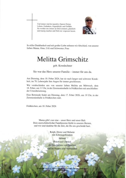 Parte von Melitta Grimschitz