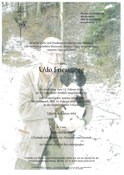 Parte von Udo Anton Friessnegg