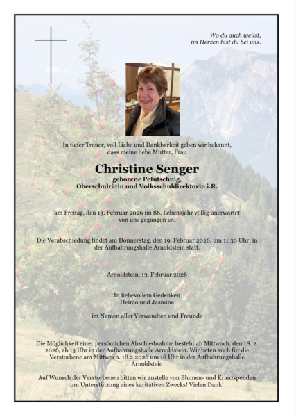 Parte von Christine Senger