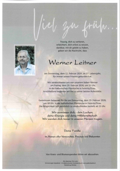 Parte von Werner  Leitner