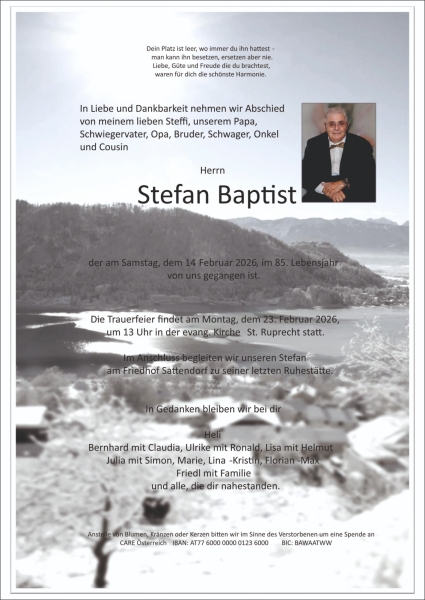 Parte von Stefan Baptist