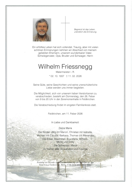 Parte von Wilhelm  Friessnegg