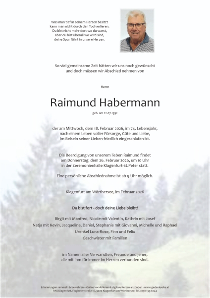 Parte von Raimund Habermann