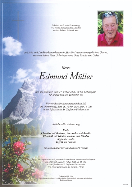 Parte von Edmund Müller