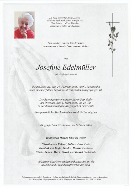 Parte von Josefine Edelmüller
