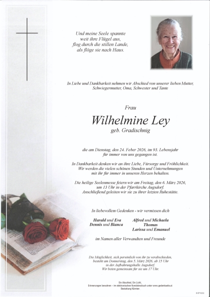 Parte von Wilhelmine Ley