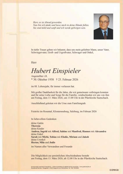 Parte von Hubert Einspieler