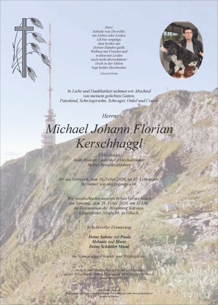 Parte von Michael Johann Florian Kerschhaggl