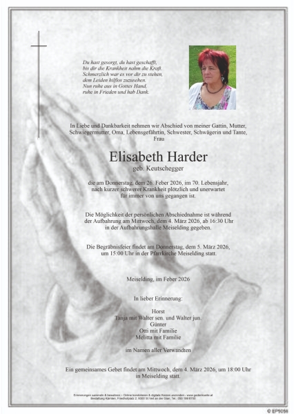 Parte von Elisabeth Harder