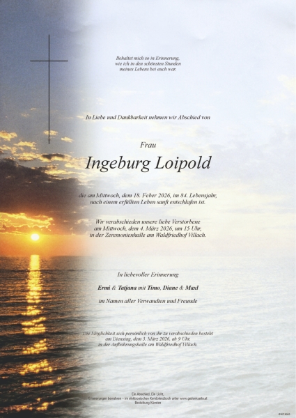Parte von Ingeburg Loipold