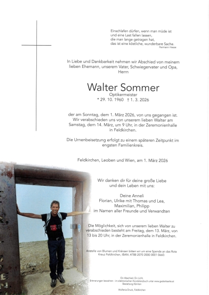 Parte Walter Sommer