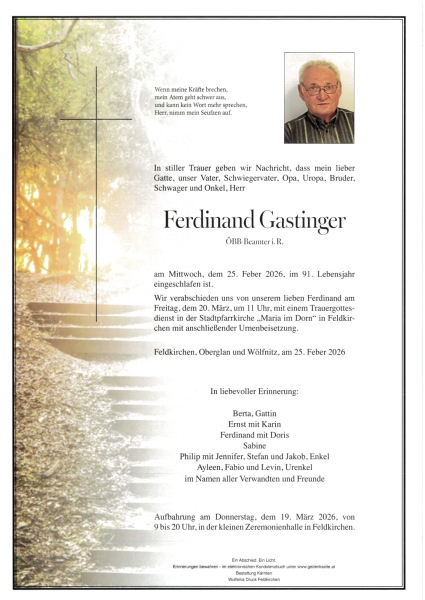 Parte Ferdinand  Gastinger