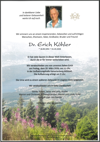 Parte von Erich Köhler