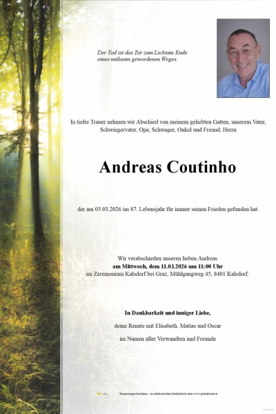 Parte von Andreas Coutinho