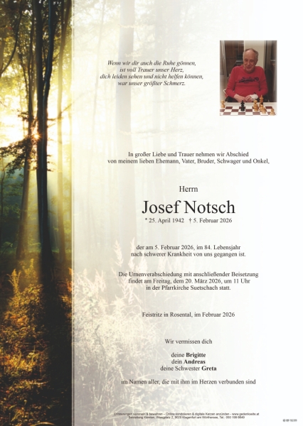 Parte von Josef Notsch