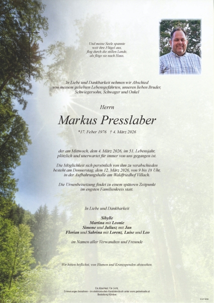 Parte von Markus Presslaber