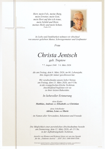 Parte von Christa  Jentsch