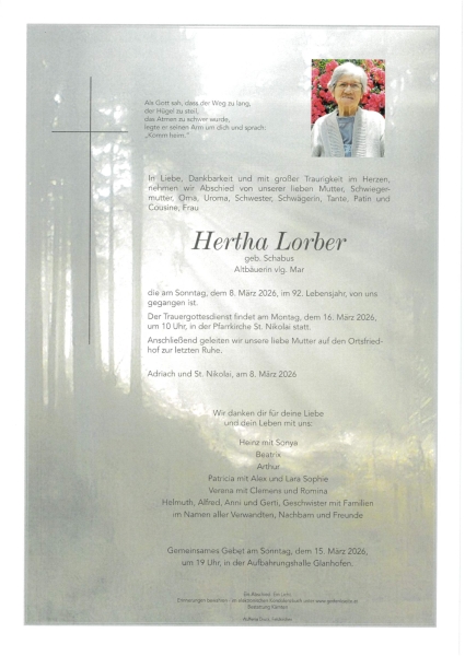 Parte Hertha  Lorber