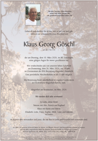 Parte Klaus Georg Göschl