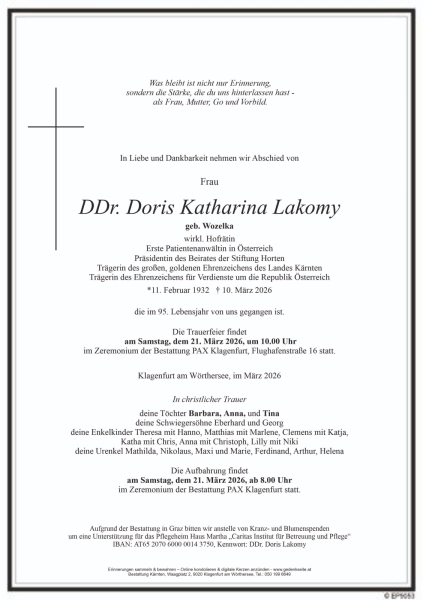 Parte Doris Katharina Lakomy