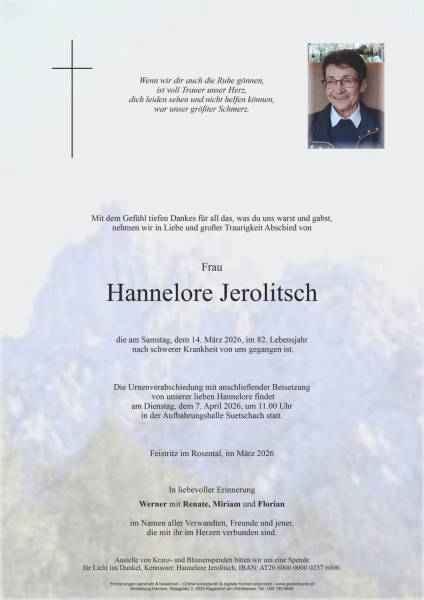 Parte Hannelore  Jerolitsch