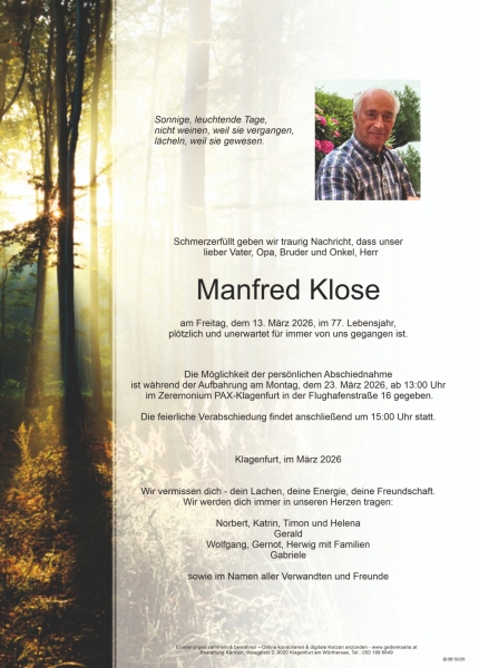 Parte Manfred Klose