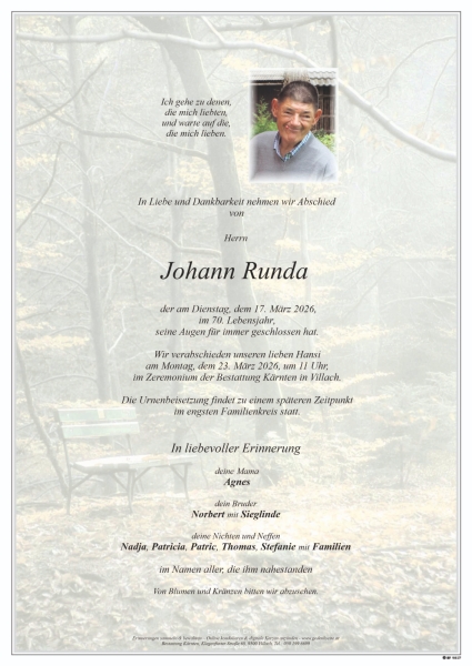 Parte Johann Runda