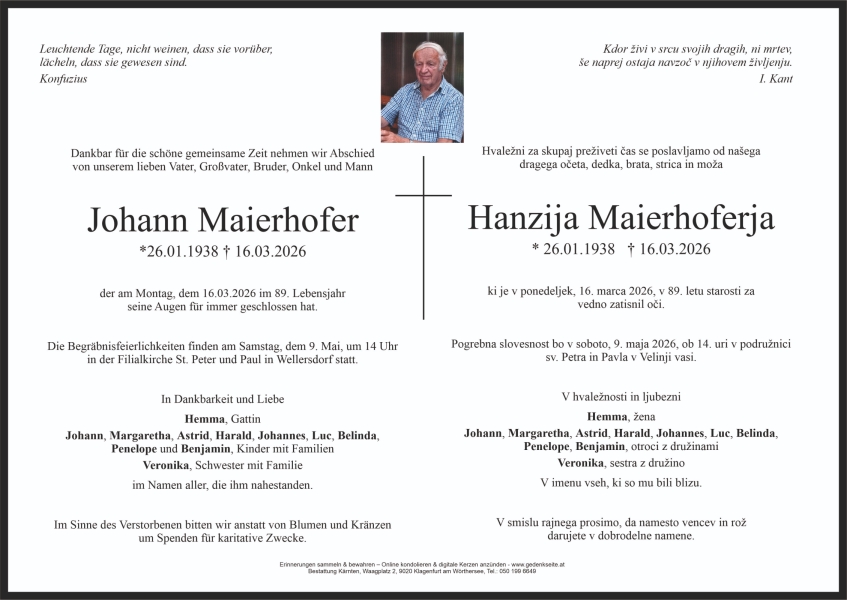 Parte Johann Maierhofer