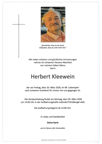 Parte Herbert Kleewein