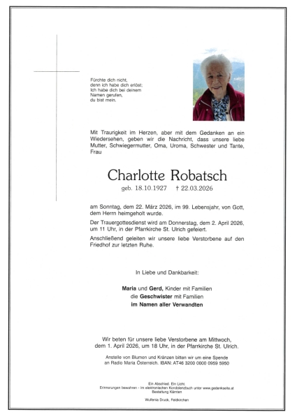 Parte Charlotte  Robatsch