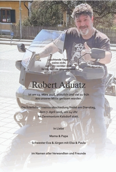 Parte von Robert Aduatz