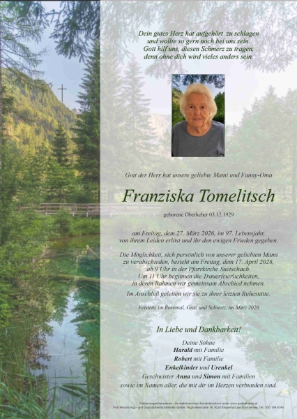 Parte Franziska Tomelitsch