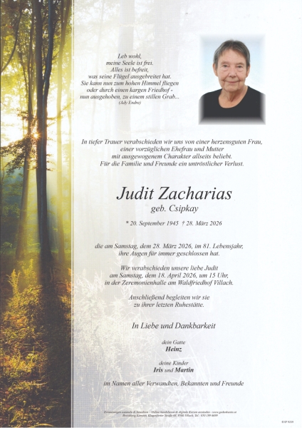 Parte Judit Zacharias