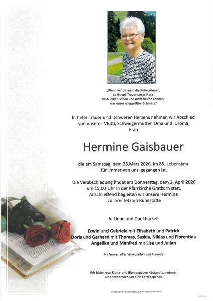 Parte Hermine Gaisbauer