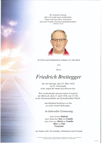 Parte Friedrich Breitegger