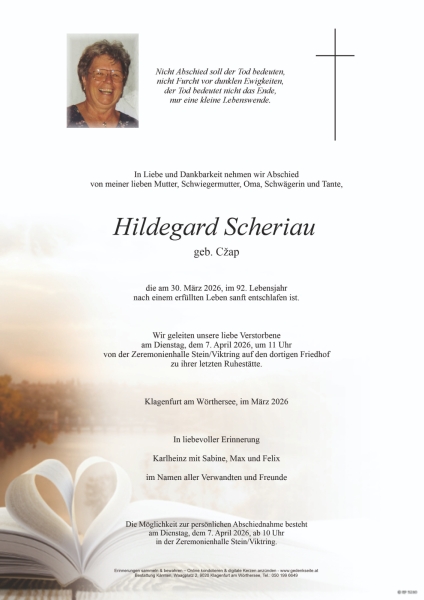 Parte Hildegard Scheriau