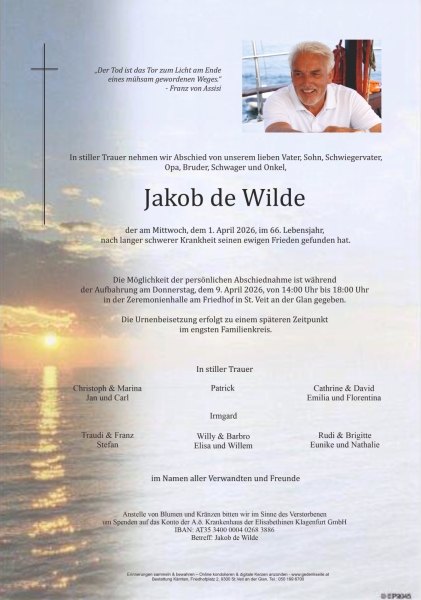 Parte von Jakob de Wilde